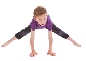 kid exercising