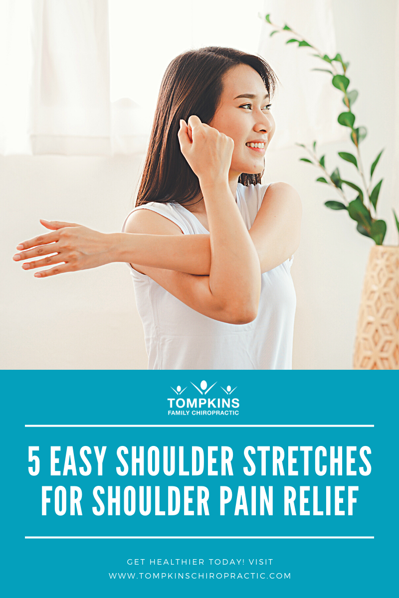 5 Easy Shoulder Stretches to Relieve Shoulder Pain with Dr. Tompkins